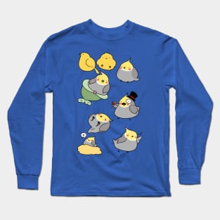 Cockatiel and Canaries Long Sleeve T-Shirt